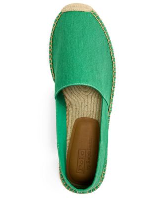 Castañer | Olive Green Cotton Canvas Pablo Espadrilles  Ralph Lauren Men’s Olive Green Linen Espadrilles main image 1