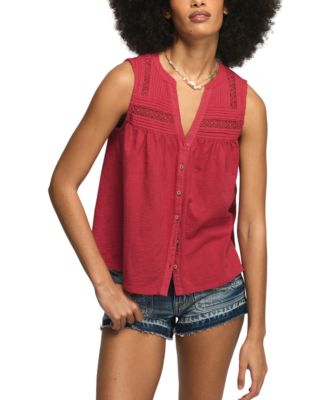 Women's V-Neck Sleeveless Top