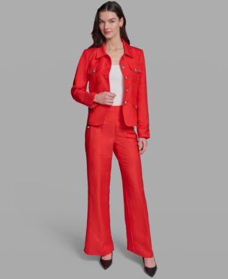 Women's Pocket Detail Collared Jacket