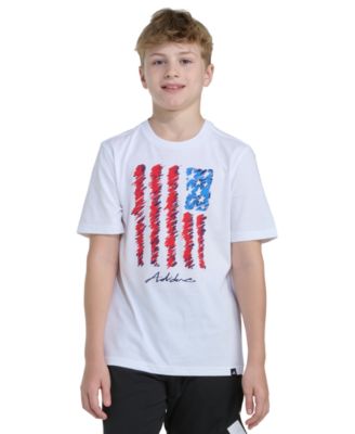 Boys' 8-20 Short-Sleeve USA Flag T-Shirt