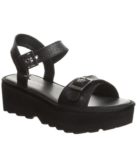 Женские сандалии BEARPAW Cassidy Platform Wedge, цвет: Чёрный