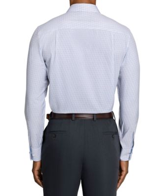 Men's Slim-Fit Performance Stretch Comfort Dress Shirt