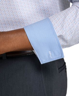 Men's Slim-Fit Performance Stretch Comfort Dress Shirt