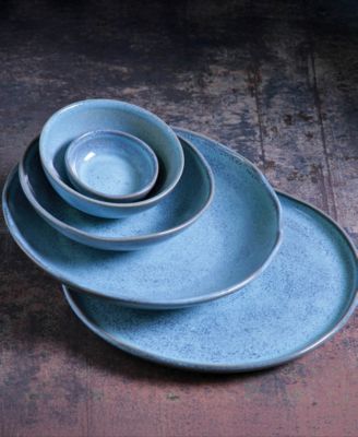 Stoneware Pasta Bowls, Set of 6