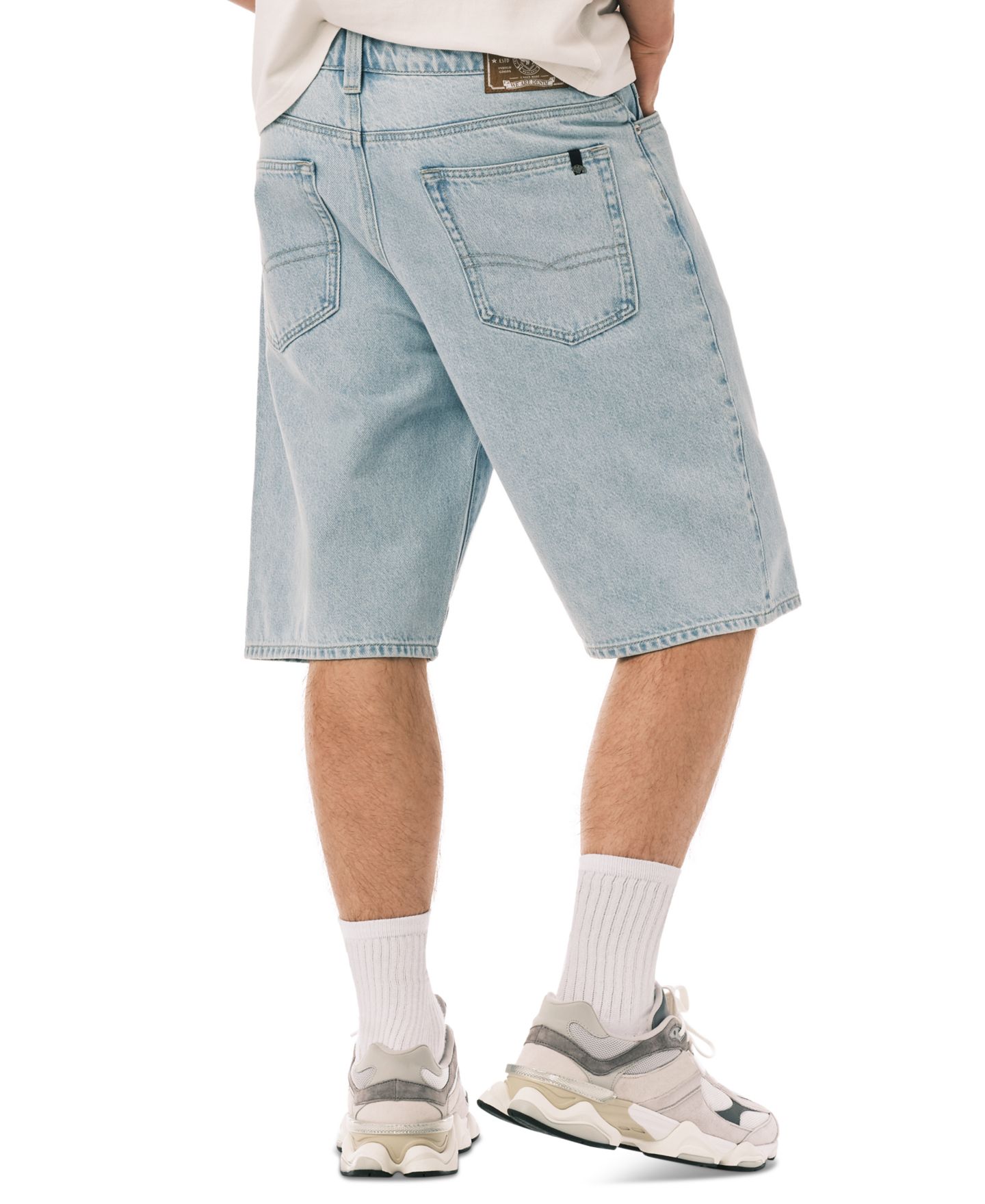 Мужские шорты Buffalo David Bitton 12" Mick Baggy-Fit, цвет: Светлая варка — фото 4