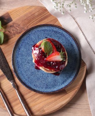 Stoneware Bread Plates, Set of 6