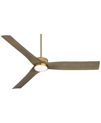 Montage Soft Brass LED Damp Rated Fan