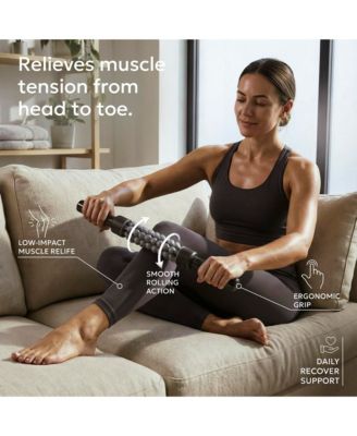Swift Hands-Free Rolling Percussive Massager for Muscle Recovery, Tension Relief, and Relaxation