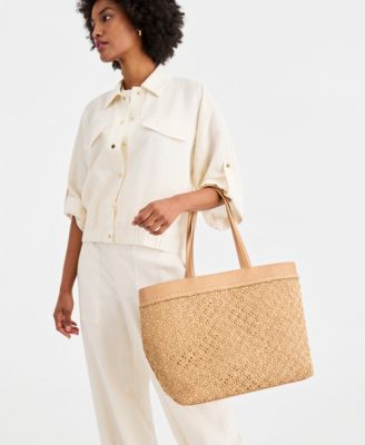 Женские Style & Co Crochet Straw E/W Large Tote — фото 3