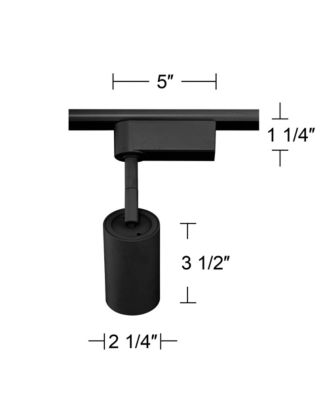 3 1/2"W Dimmable 8W LED Lightolier Cylinder Track Head