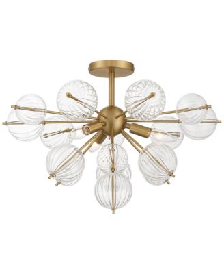 Possini Euro Magrania 23" Wide Gold Sputnik 3-Light Ceiling Light