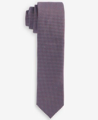 Men's Neat Skinny Silk Tie