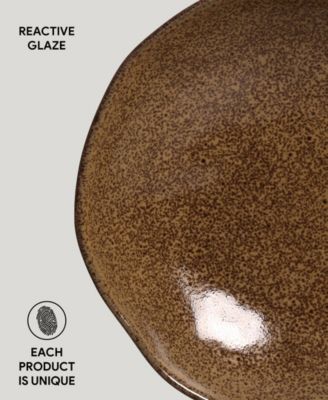 Stoneware Salad Bowls, Set of 6