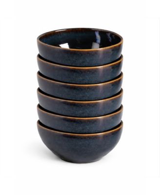 Stoneware Soup Bowls, Set of 6