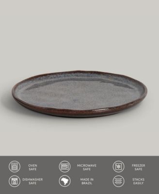 Stoneware Dessert Plates, Set of 6