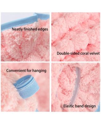 Pet Towel Gloves Microfiber Absorbent Quick Drying for Dogs Cats 2 Pack