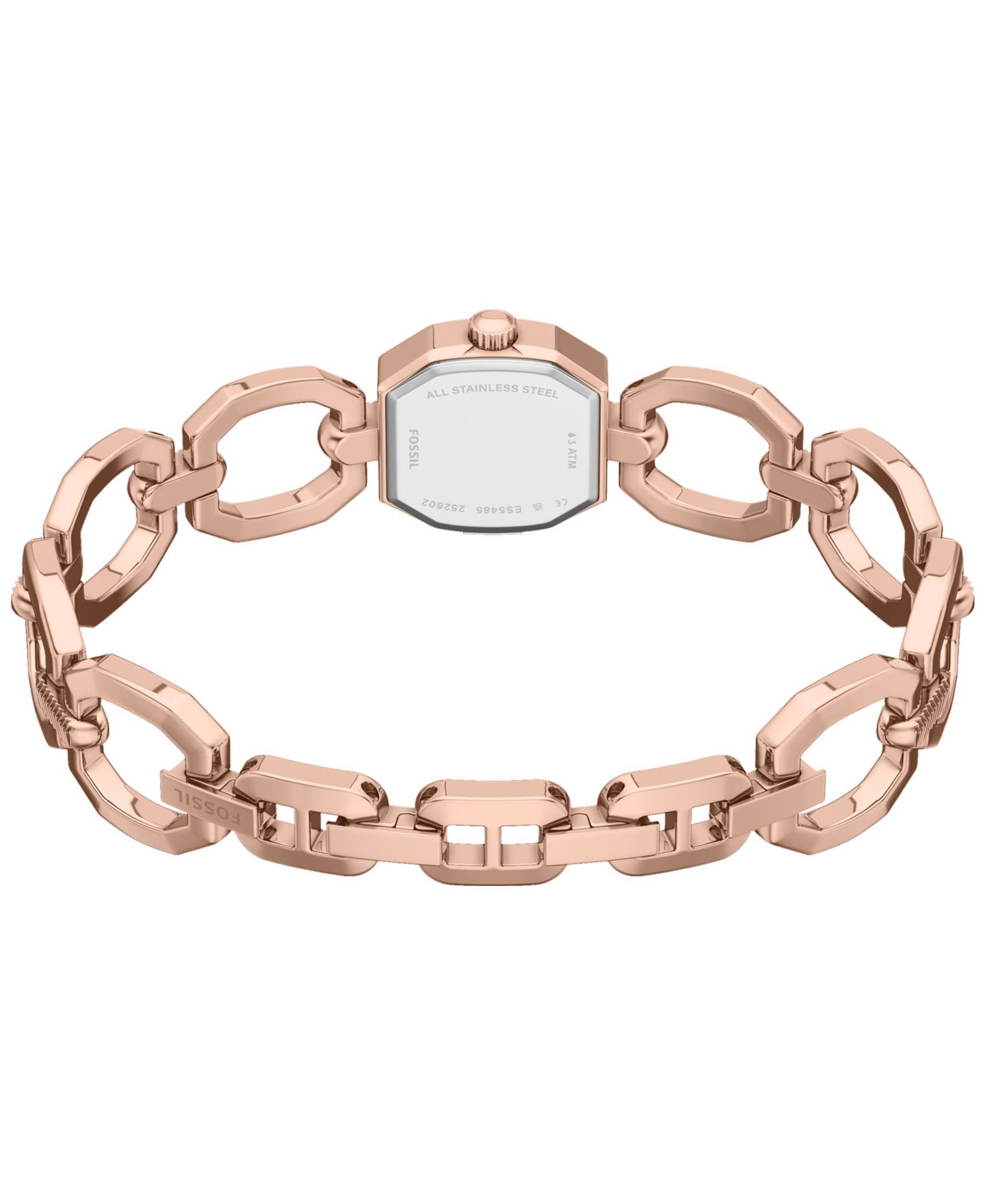 Женские часы Fossil Harlow Mini Two-Hand Rose Gold-Tone Stainless Steel Watch 20mm — фото 5