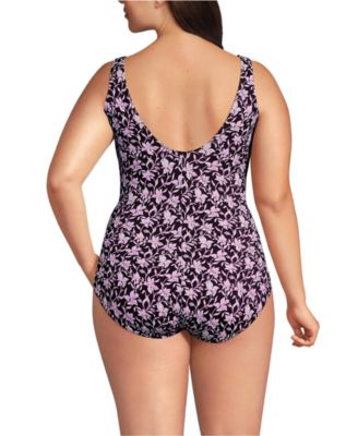 Women's Tugless Low Leg One Piece Swimsuit