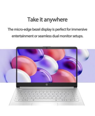 Essential 14" Traditional Laptop Intel N-Series 8GB RAM Intel Graphics 128GB eMMC Storage Windows 11 Home 60Hz