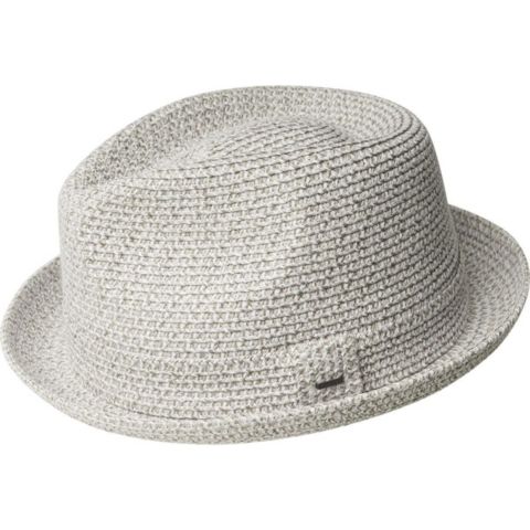Мужской головной убор Bailey 1922 Billy Braided Trilby Hat, цвет: Пепельный