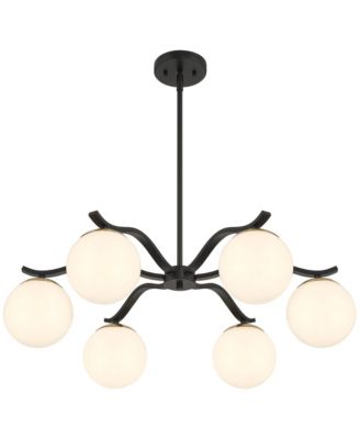 Possini Euro Newall 30" Wide  6-Light Chandelier
