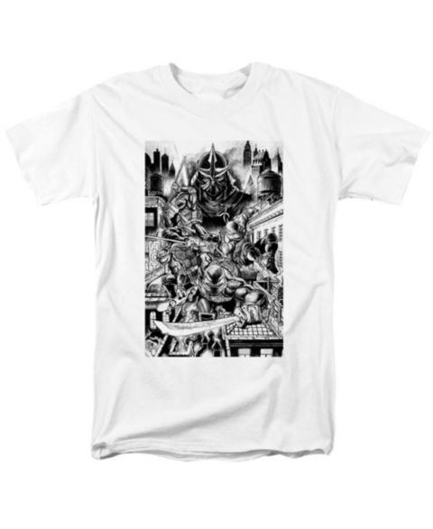 Мужская футболка Logovision Tmnt Take Down Shredder, цвет: Белый