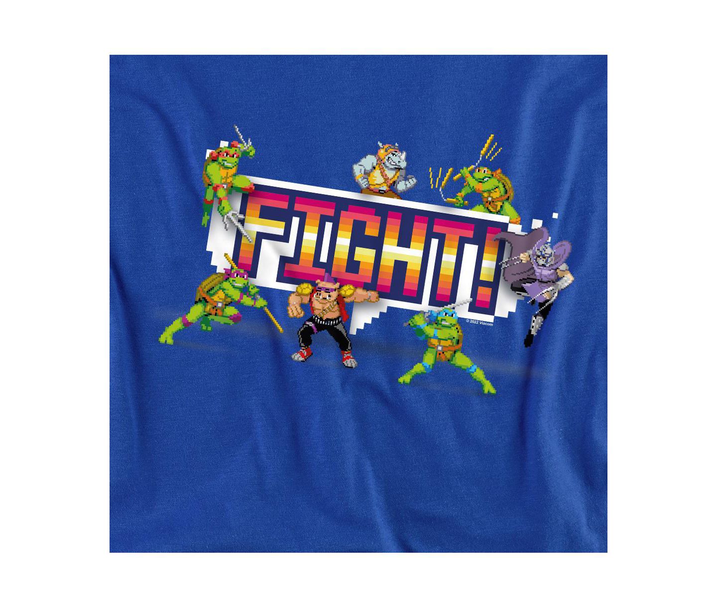 Мужская футболка Logovision Tmnt Arcade Fight, цвет: Королевский синий — фото 2