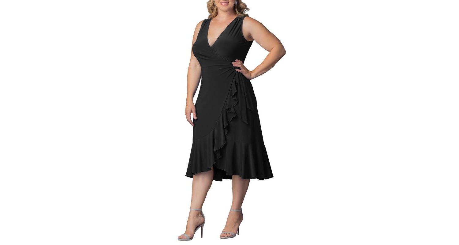 Plus Size Laguna Sleeveless Wrap Women's Dress