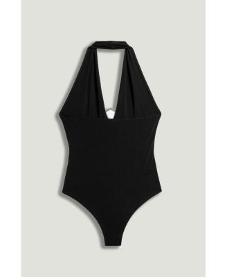 Women's Halter Deep V Blouse