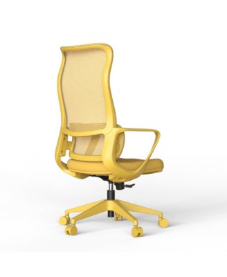 Ergonomic Office Chair, Mesh Breathable High Back Computer Chair with Adjustable Lumbar Support, Foam Seat Cushion for Home Office