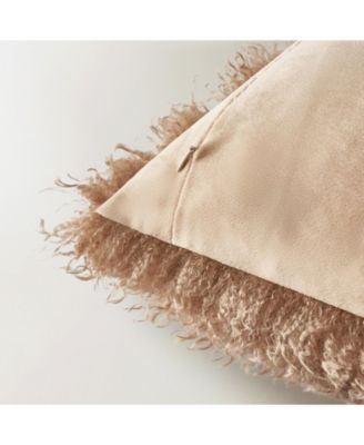 Micah Faux Mongolian Pillow
