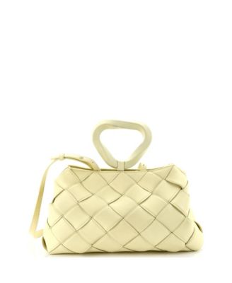 Grasp Top Handle Bag Maxi Intrecciato Leather