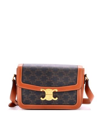 Medium Triomphe Shoulder Bag Triomphe Coated Canvas