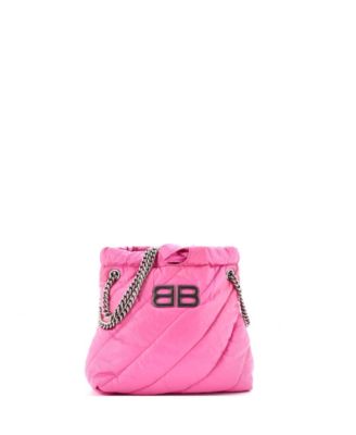XS Crush Chain Tote Quilted Crushed Calfskin