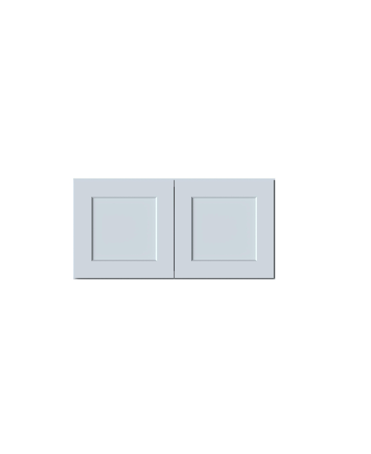 Boyel Living W36" Dove Short Wall Cabinet with Full Overlay Door for Custom Kitchen or Bathroom