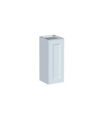Standard Wall Cabinet (1 Door 2 Shelves), Ready to Assemble Kitchen Cabinet with Solid Wood Frame, Soft-Close Slides and Hinge