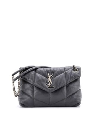 Small Loulou Puffer Shoulder Bag Quilted Leather