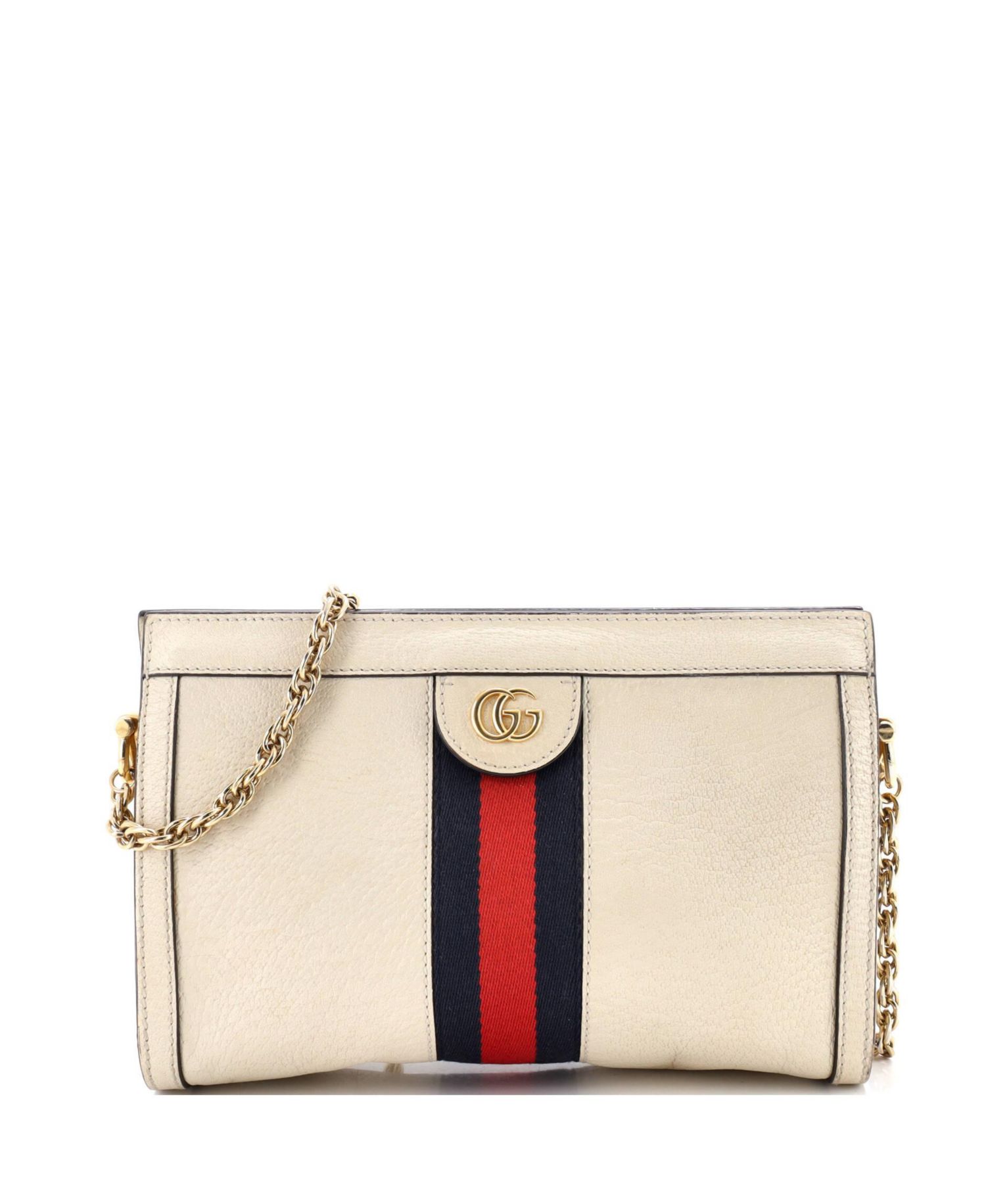 Small Ophidia Chain Shoulder Bag Leather