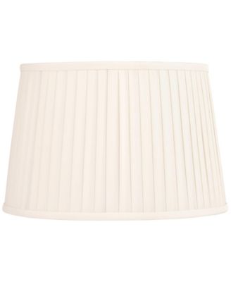 Mapo 14" Top x 17" Bottom x 11" High x 11" Slant Lamp Shade Replacement Drum Softback Washer Harp Finial