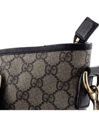 Medium Front Pocket Convertible Tote GG Coated Canvas