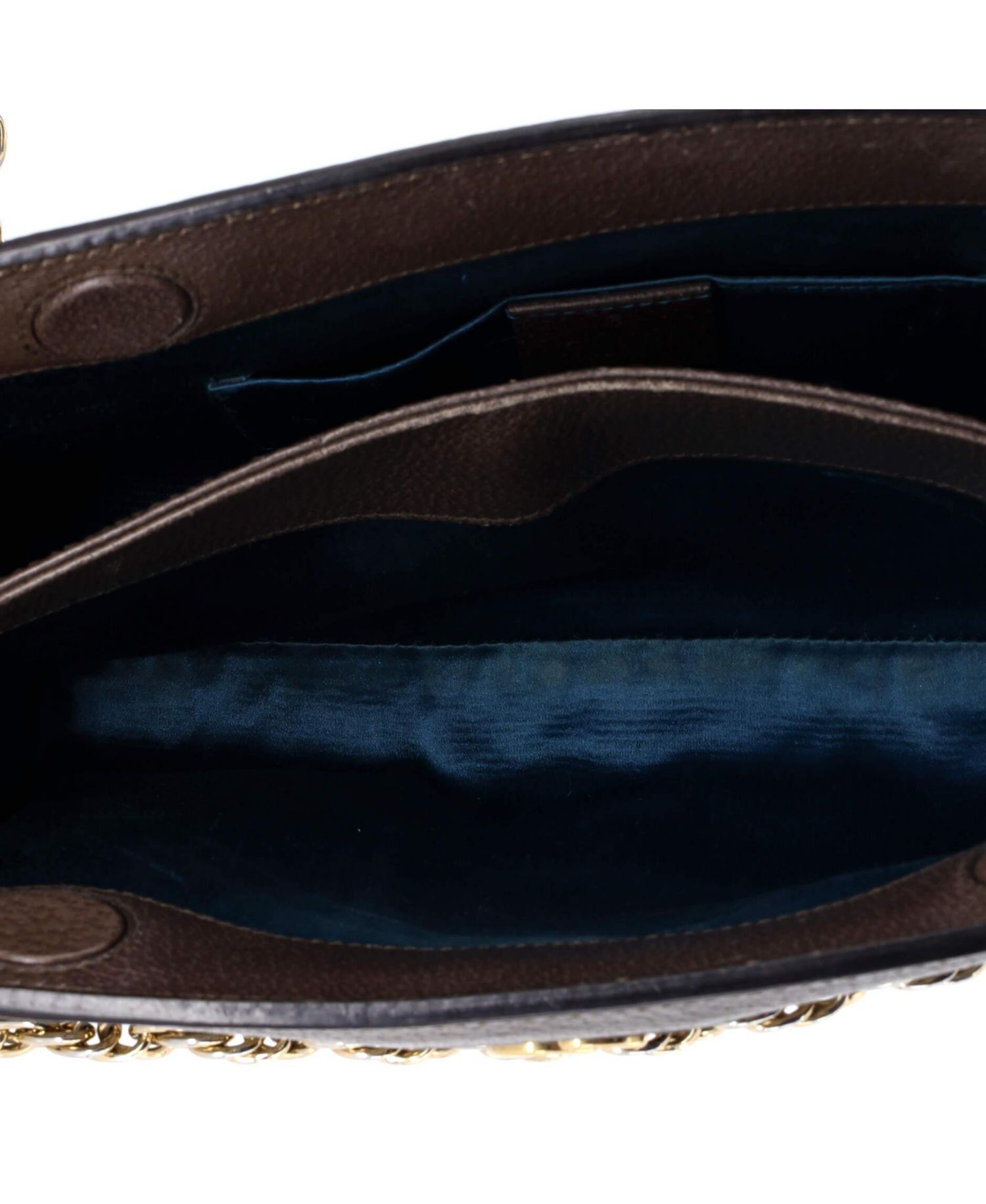 Small Ophidia Chain Shoulder Bag GG Coated Canvas
