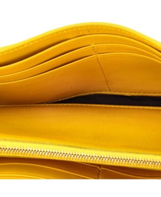 Baguette Continental Wallet Zucca Embossed Leather