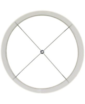 Set of 2 Drum Lamp Shades Embroidered Medium 16" Top x 16" Bottom x 11" High Spider Harp and Finial Fitting