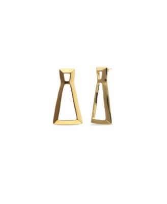18k Gold and Sterling Silver Plated Earrings
