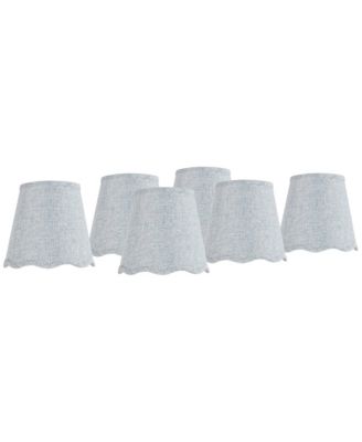 Mylie Scallop Empire Lamp Shade 4x6x5.5 (Clip-On) Set of 6