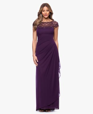 Petite Short-Sleeve Boat Neck Dress
