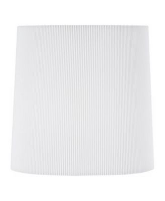 Ribbed Linen Drum Shade