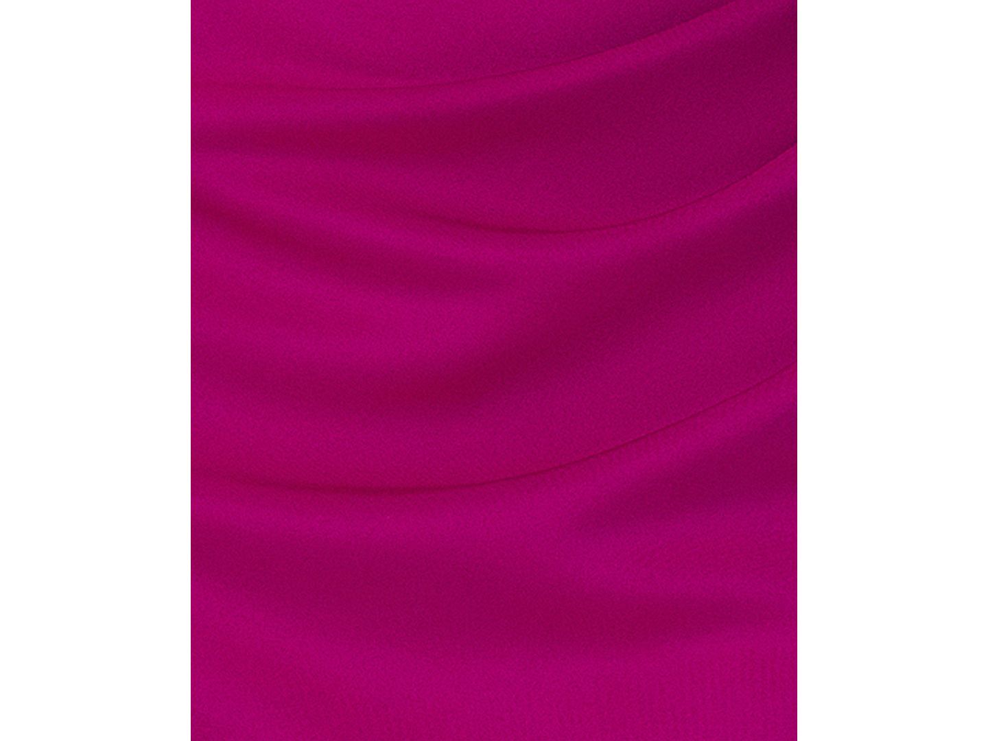 Женские платья B&A By Betsy and Adam One-Shoulder Trim Gown, цвет: Fushia — фото 5
