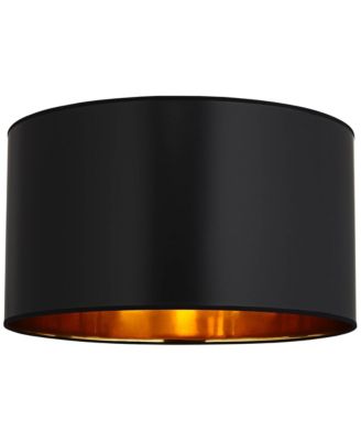 McKay 25" Top x 25" Bottom x 14" High Lamp Shade Replacement Extra Large Drum Hardback Spider Harp Finial