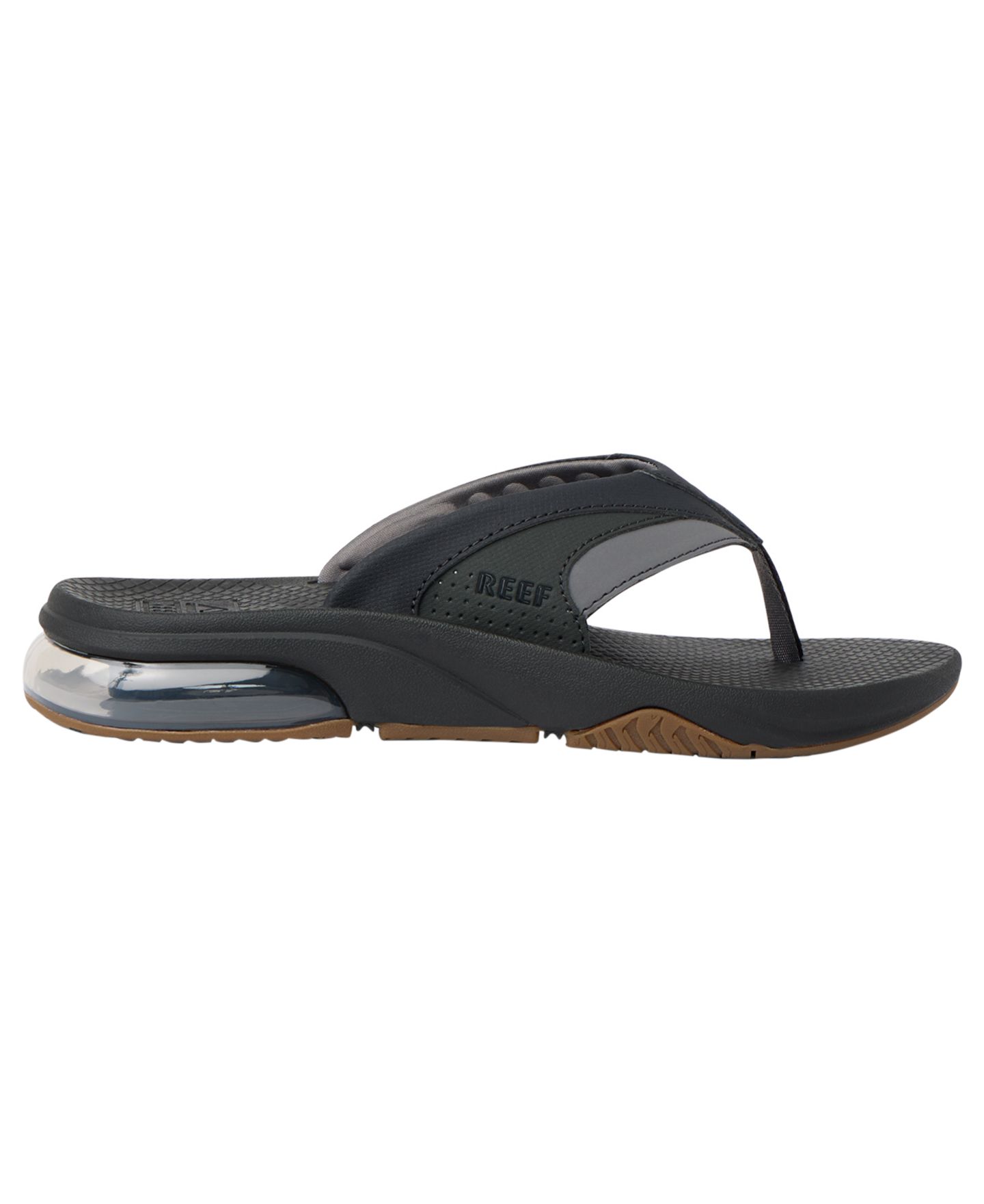 Мужские сандалии REEF Fanning Sandal, цвет: Чёрный / Карамельный — фото 2
